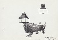 628 Rovigno - fonti luminose per la pesca delle sardelle - 1923 